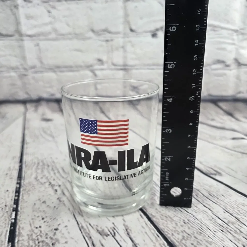 NRA SHOT GLASS NATIONAL RIFLE ASSOCIATION (2)